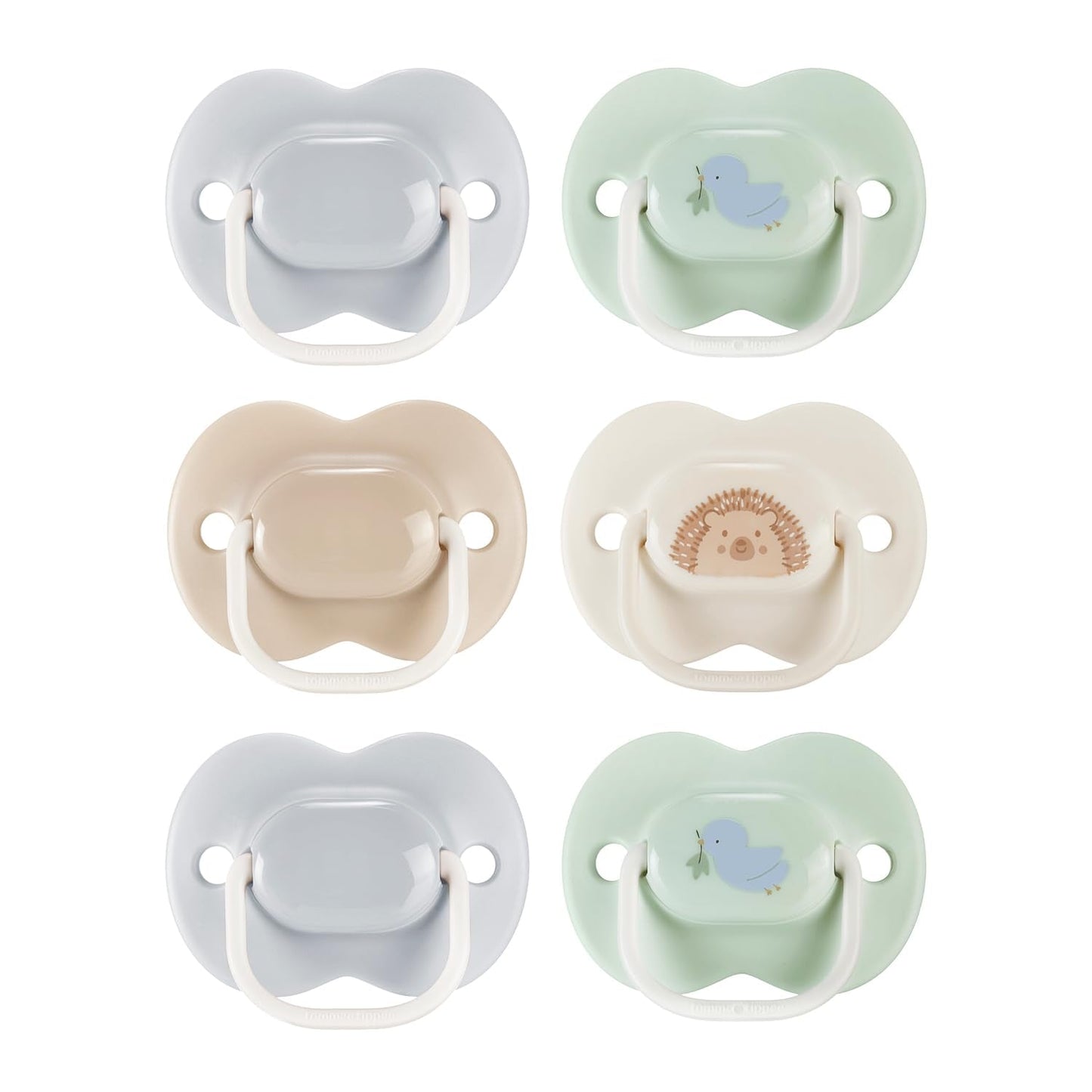 Smoczki Tommee Tippee Anytime, 0-6 miesięcy, opakowanie 6 symetrycznych smoczków, bez BPA