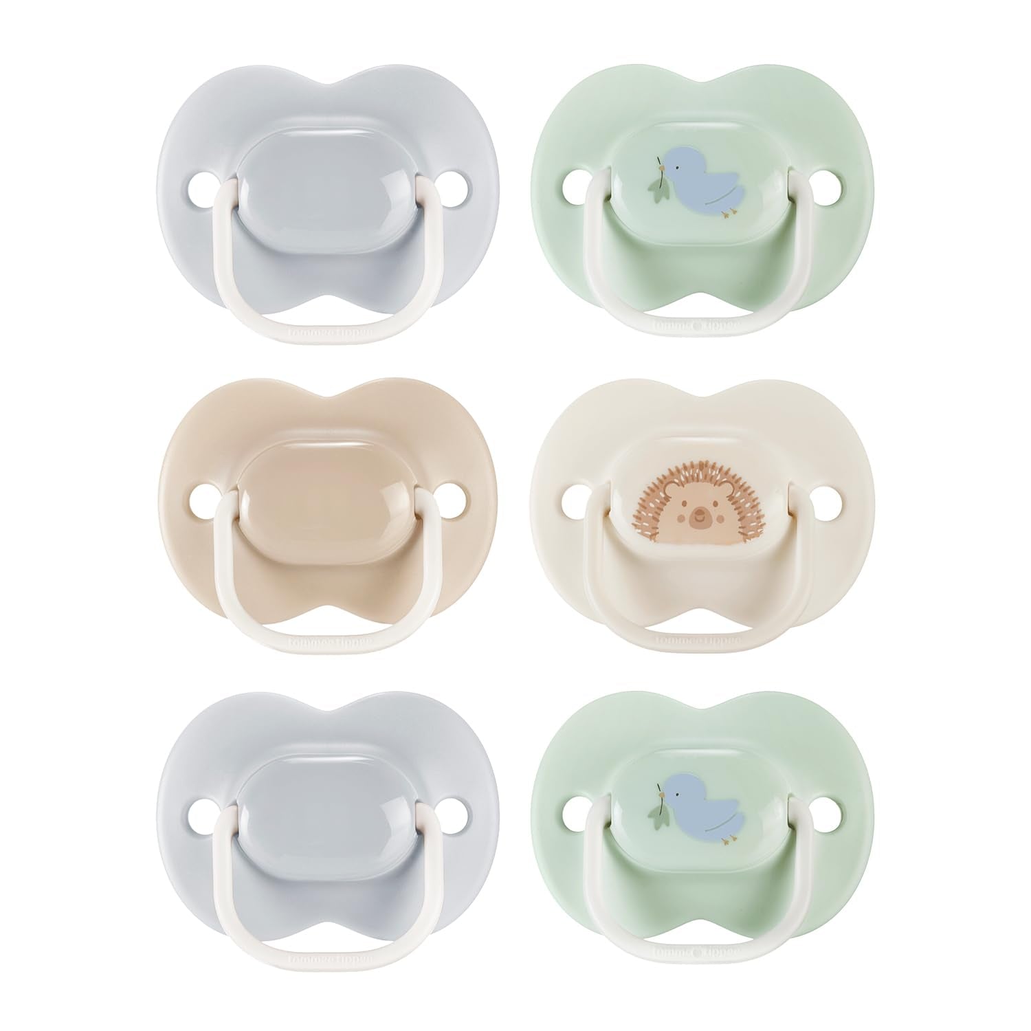 Smoczki Tommee Tippee Anytime, 0-6 miesięcy, opakowanie 6 symetrycznych smoczków, bez BPA