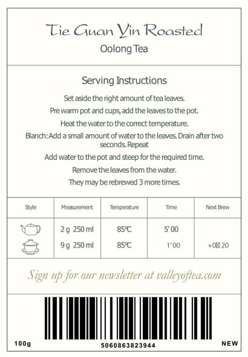 Tie Guan Yin Herbata Oolong - Palona niebieska herbata Ti Kuan Yin Chiny - Chińska herbata Wu Long Tieguanyin - Niebieska herbata Olongh Herbata Olongo