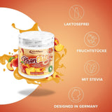 Ironmaxx Phantasty - Kremowa Brzoskwinia Dawka 250G | Wegańskie Geschmackspulver Mit Echten Frucht- Oder Nussstückchen | Perfekter Zuckerersatz Słodziki Naty Shop