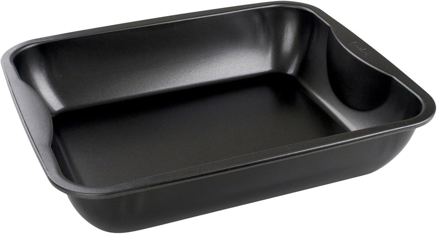 Zenker Xxl-Brat- Und Auslaufform (40 X 8 X 34 Cm) SPECIAL COOKING, Rechteckige Ofenform Mit Antihaftbebeschichtung, Backblech Für Krosse Braten & Saftige Aufläufe (Farbe: Schwarz), Menge: 1 Stück Formy i blachy do pieczenia Naty Shop