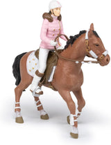 PAPO - Figurka konia - Rider Fashion Zima, pasja do jazdy konnej, zabawka dla dzieci od 3 lat. Figurki akcji Naty Shop
