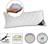 Poduszka Irisette Micro Thermo - Made in Germany - Poduszka ze zdejmowanym miękkim pokrowcem z mikrofibry, 40 X 80 Cm, certyfikat Ã-ko-Tex Standardowe poduszki Naty Shop Pojedyncze 1 opakowanie - 40 X 80 Cm