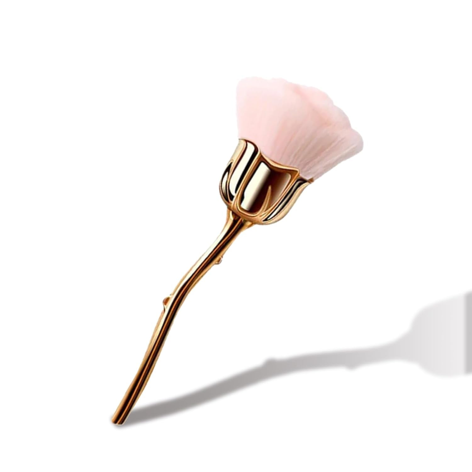 Nail Art Staubpinsel Für Maniküre Rose Kopfbürste,Nagel Kunst Staub Entferner Pinsel,Makijaż-Pinsel Weich,Zubehör Nagel Werkzeuge