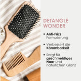 Jean & Len Knot Remover 2-fazowy spray kondycjonujący bez spłukiwania, odpowiedni do wszystkich rodzajów włosów, ułatwia rozczesywanie włosów i poprawia ich rozczesywanie, świeży zapach, ułatwia rozczesywanie, nie zawiera silikonu i parabenów, wegański, 100ml Produkty ułatwiające rozczesywanie Naty Shop