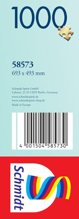 Schmidt Spiele 58573 Jeff Haynie, Mit Dem Wohnwagen Am Meer, układanka 1000 elementów Puzzle Naty Shop