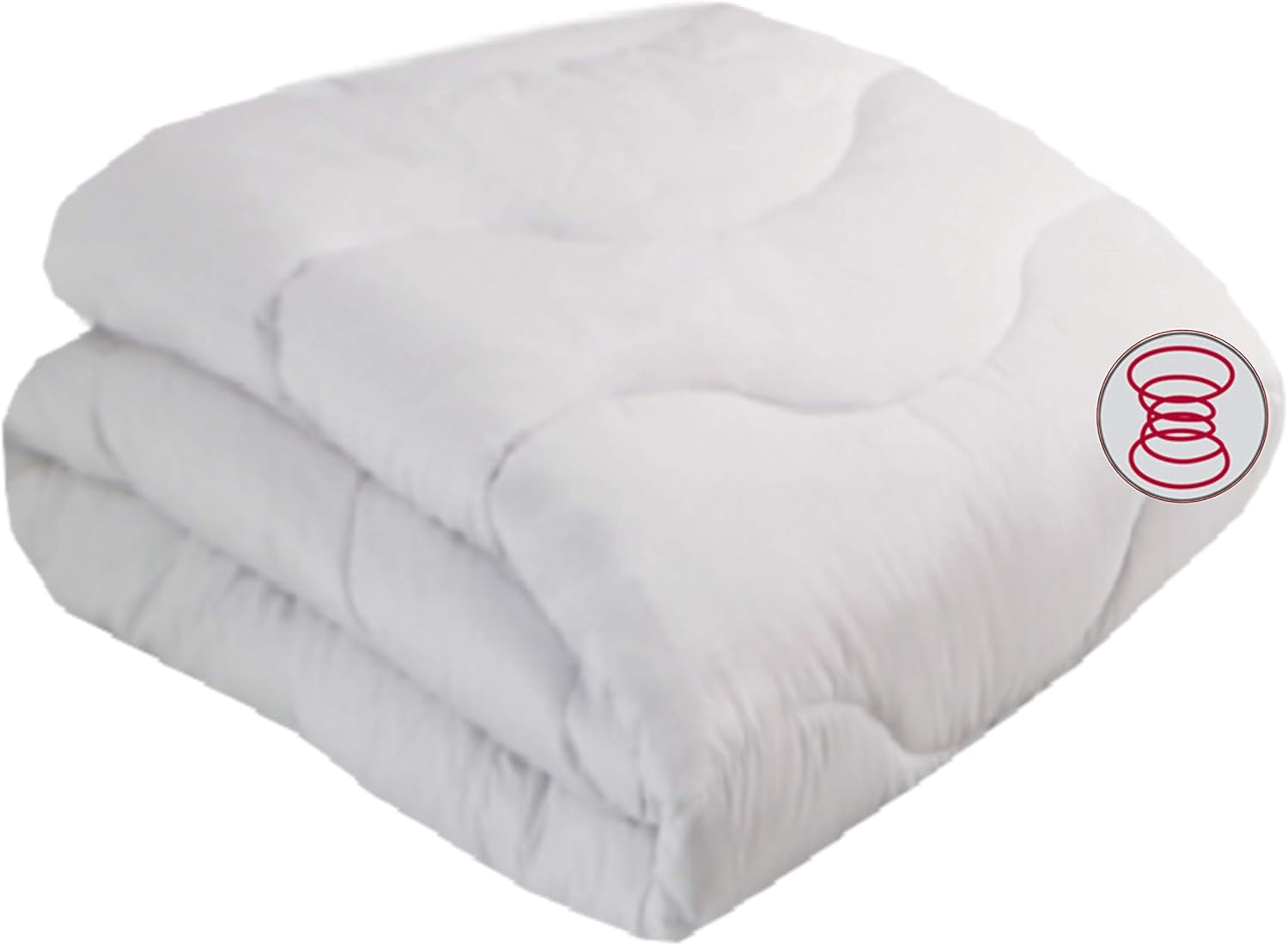 Kołdra Soft Flex, poliester, biała, 240 X 260 cm Kołdry i kołdry Naty Shop
