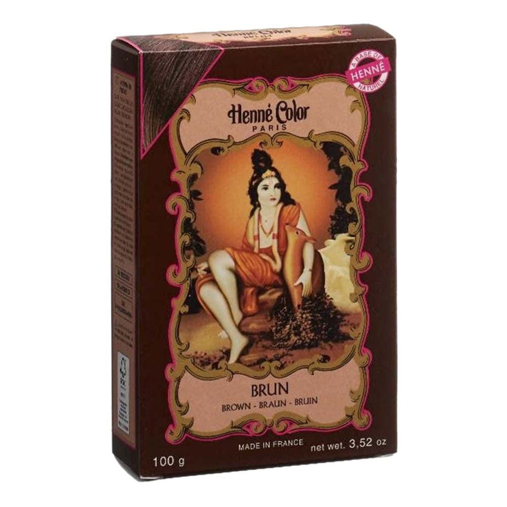 Henné Color Henna w proszku Miedź 100 g Naty Shop farba do włosów brązowy, czarny 100 G (1 opakowanie)