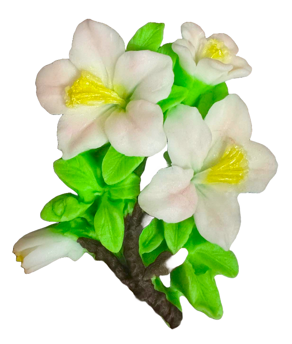 Dekoracja z cukru jadalnego, gałązki jabłoni. Dekoracje ze sklepu Sugar Paste Nati