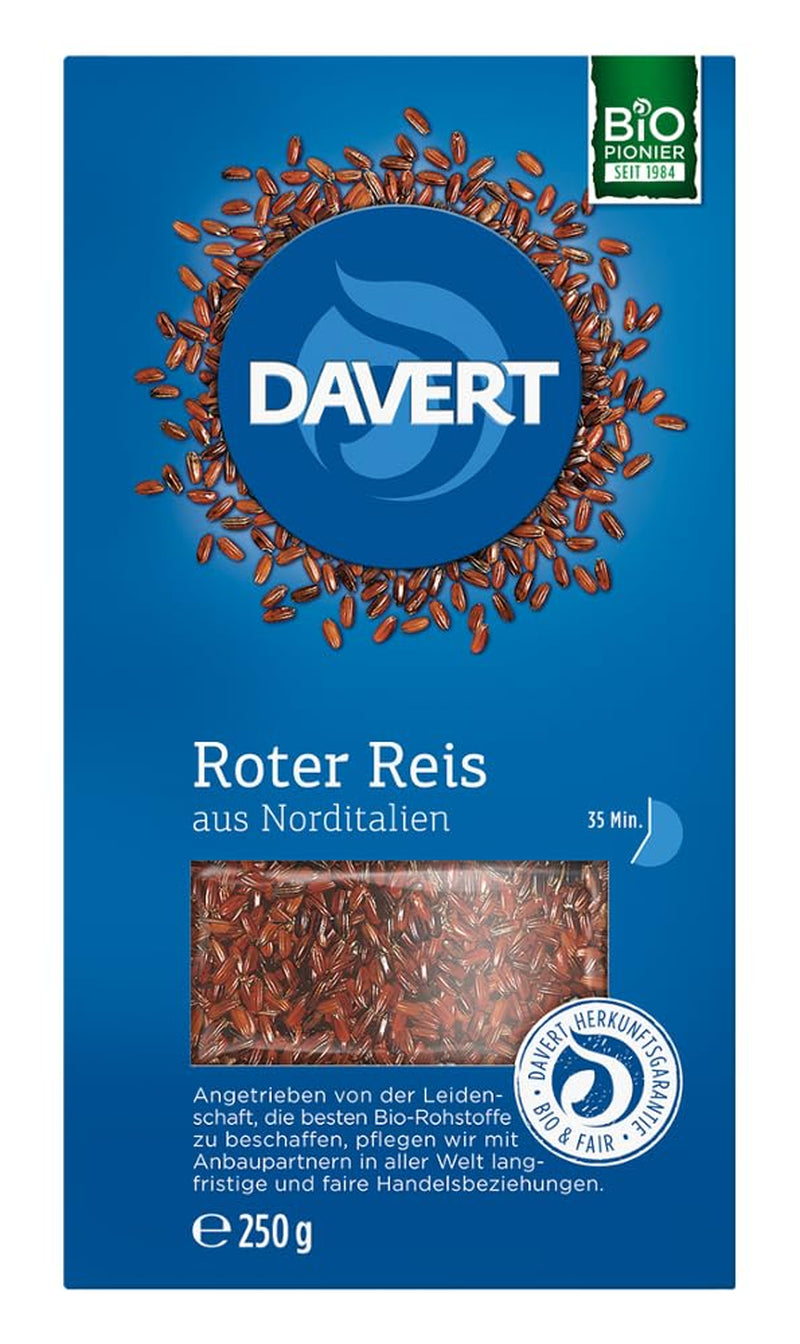 Ryż czerwony Davert z północnych Włoch 250 g