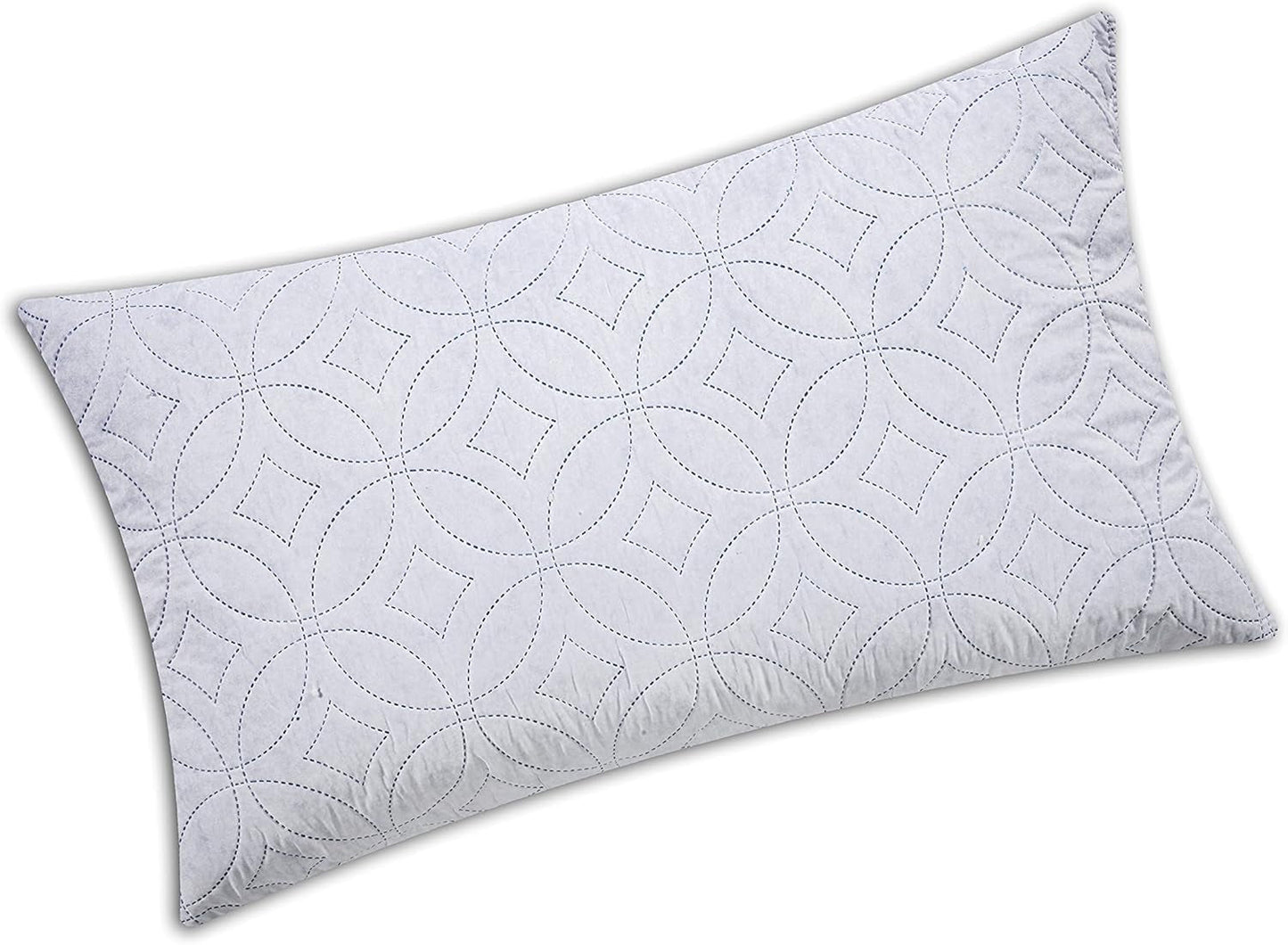 VIP Bardzo ważna poduszka V.I.P. Poduszka Memory Flake Biała poduszka 45 x 75 cm Poliester pikowany pokrowiec Super oddychający miękki Made in Italy Sklep Naty Standardowe poduszki