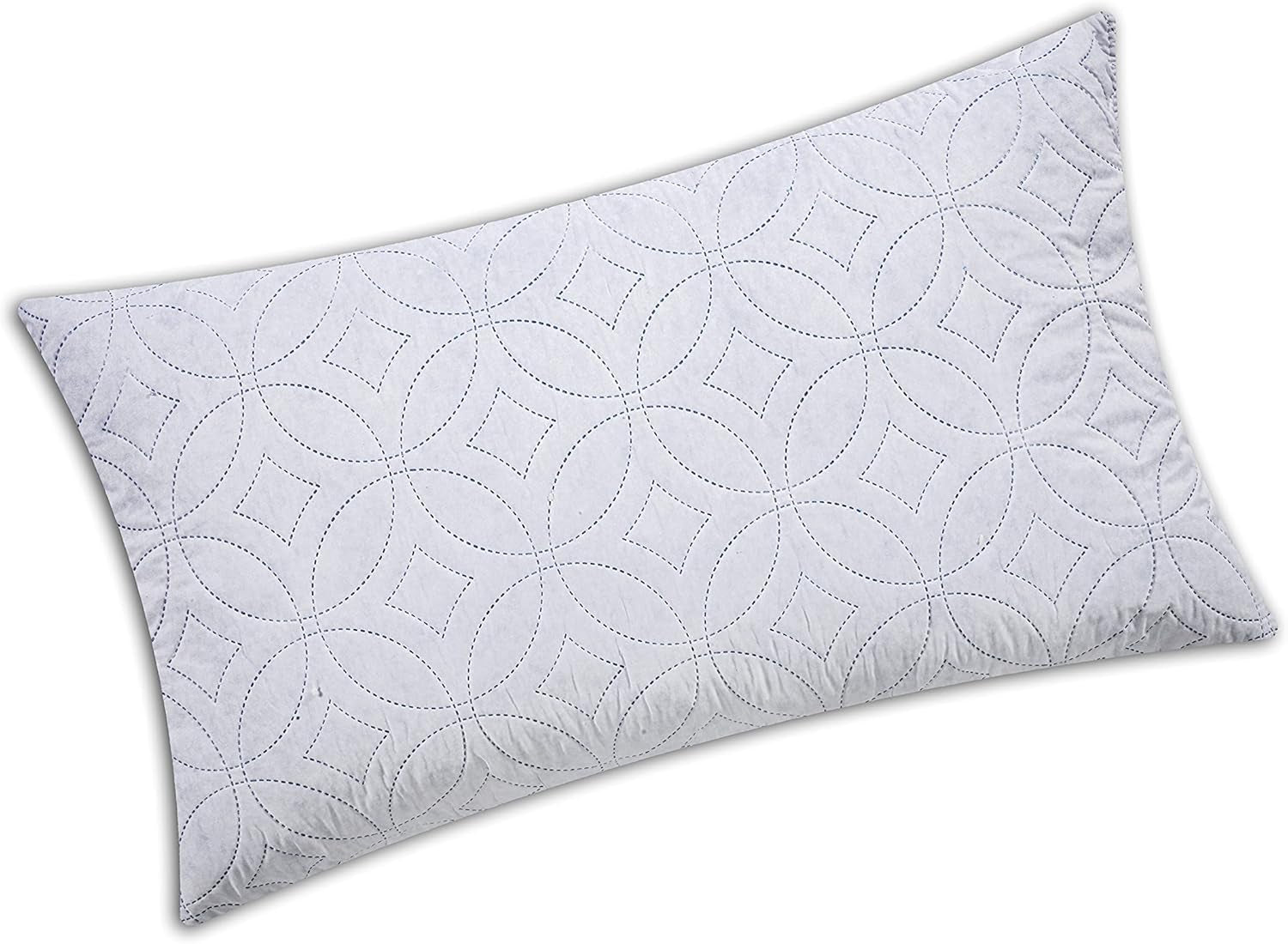 VIP Bardzo ważna poduszka V.I.P. Poduszka Memory Flake Biała poduszka 45 x 75 cm Poliester pikowany pokrowiec Super oddychający miękki Made in Italy Sklep Naty Standardowe poduszki