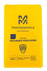 Martermühle Aßlinger Mischung Kaffeebohnen 1kg I Arabica I Smaki: Haselnuss, Leichte Würze, Schokolade I Ganze Kaffee-Bohnen schonend geröstet, säurearm
