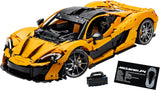 LEGO Technic Mclaren P1 Super Zestaw samochodów sportowych dla dorosłych Fani samochodów Prezent V8 Silnik tłokowy 7-biegowa skrzynia biegów Model samochodu w skali Zestaw samochodzików zabawkowych 42172 Zestawy do budowania Besuche den LEGO-Store