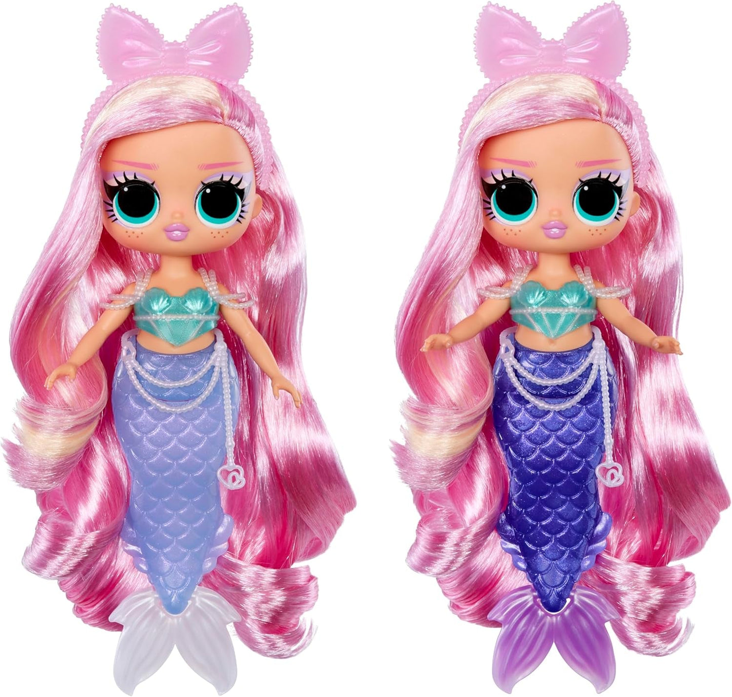 LOL niespodzianka! Tweens – Lola Waves Mermaid – modna lalka ze zmieniającym kolor ogonem, ruchomą płetwą i ładnymi akcesoriami – zabawka dla dzieci i kolekcjonerów w wieku od 4 lat