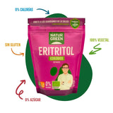 Bio Erytrytol, Naturalny słodzik, Organiczny, Niski Indeks Glikemiczny, 500 gramów Słodziki Naty Shop