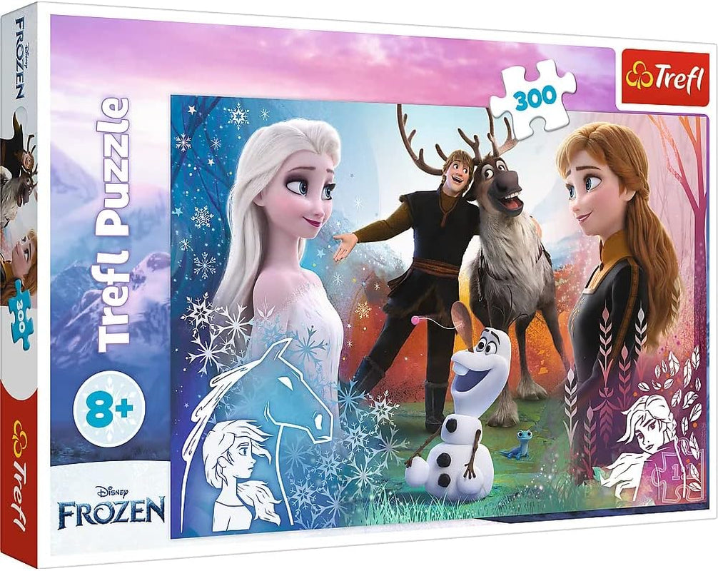 Trefl, Puzzle, Magiczny czas, Disney Kraina Lodu 2, 300 elementów, Dla dzieci powyżej 8 lat Puzzle Naty Shop Domyślny tytuł
