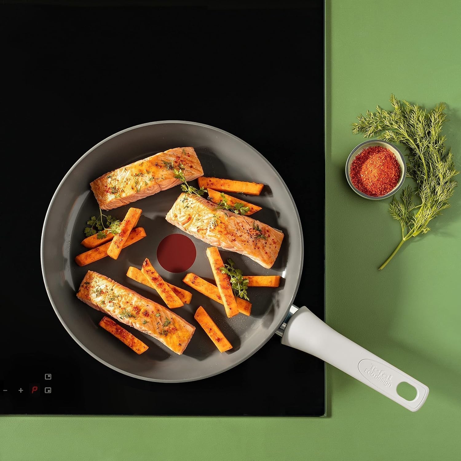 Tefal C42706 Renowacja na patelni 28 cm z uszczelką ceramiczną Garnki i patelnie Naty Shop