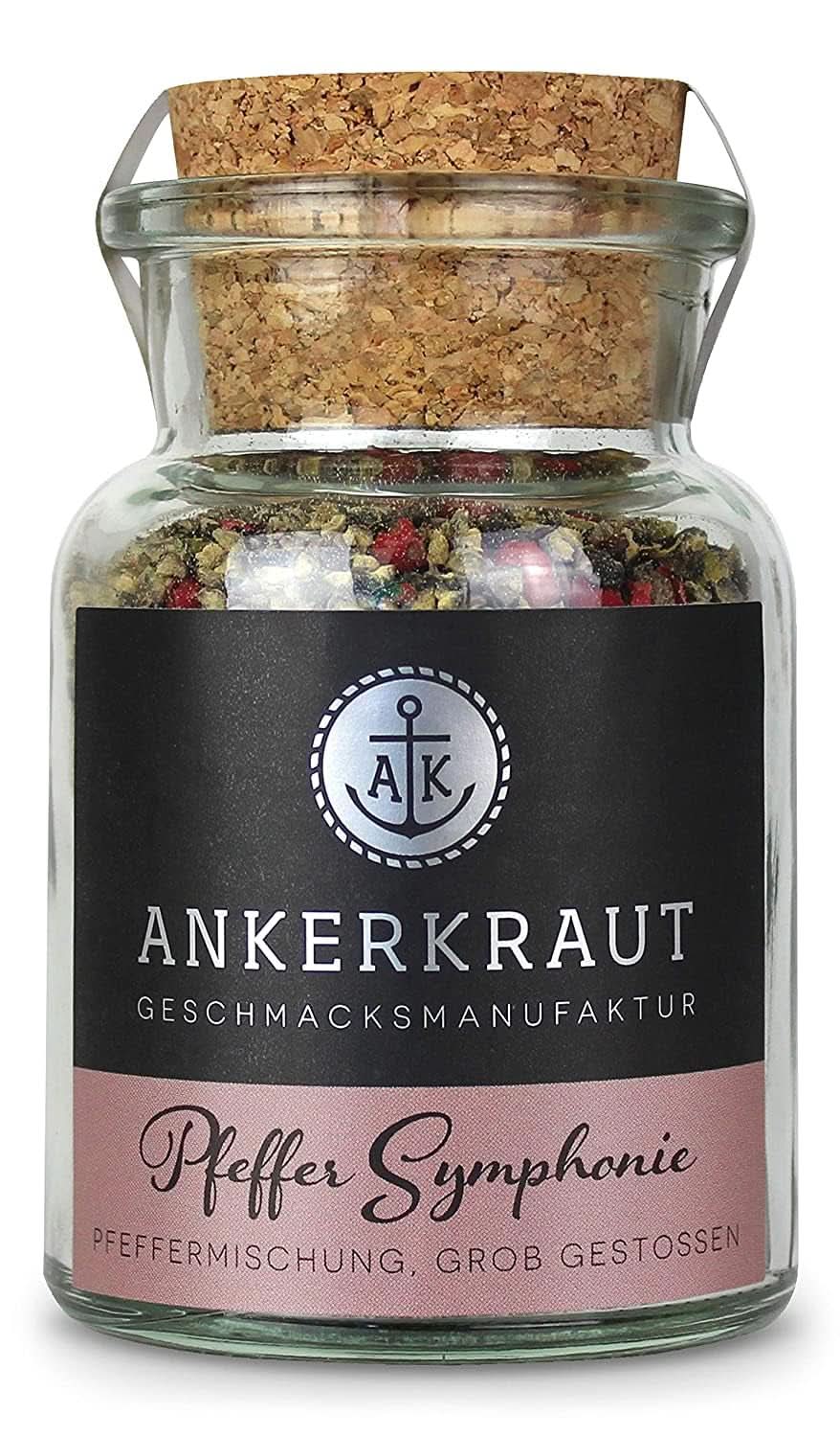 Ankerkraut Symphonie, mieszanka pieprzu do przyprawiania aromatem i smakiem, 140 gramów Naty Shop Przyprawy Mielone 70 gramów