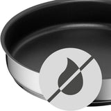 WMF Mini mała patelnia z pokrywką 18 cm, Cromargan z polerowanej stali nierdzewnej, garnki i patelnie indukcyjne Naty Shop