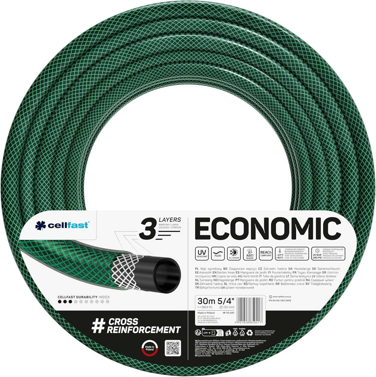 Wąż ogrodowy Cellfast ECONOMIC 20m, 5/8", 10-010