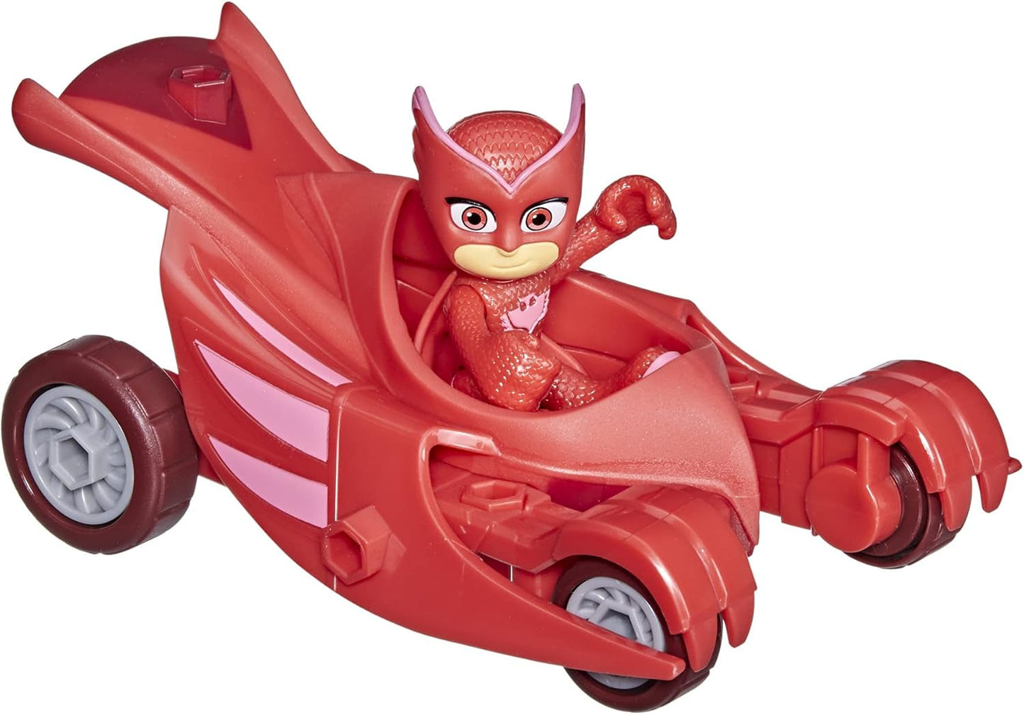 PJ Masks Owl Glider Zabawka dla przedszkolaków, Pojazd Eulette z figurką Eulette dla dzieci w wieku od 3 lat, Opakowanie nadające się do recyklingu, Figurki Sklep Naty