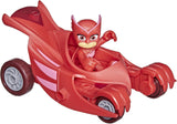 PJ Masks Owl Glider Zabawka dla przedszkolaków, Pojazd Eulette z figurką Eulette dla dzieci w wieku od 3 lat, Opakowanie nadające się do recyklingu, Figurki Sklep Naty