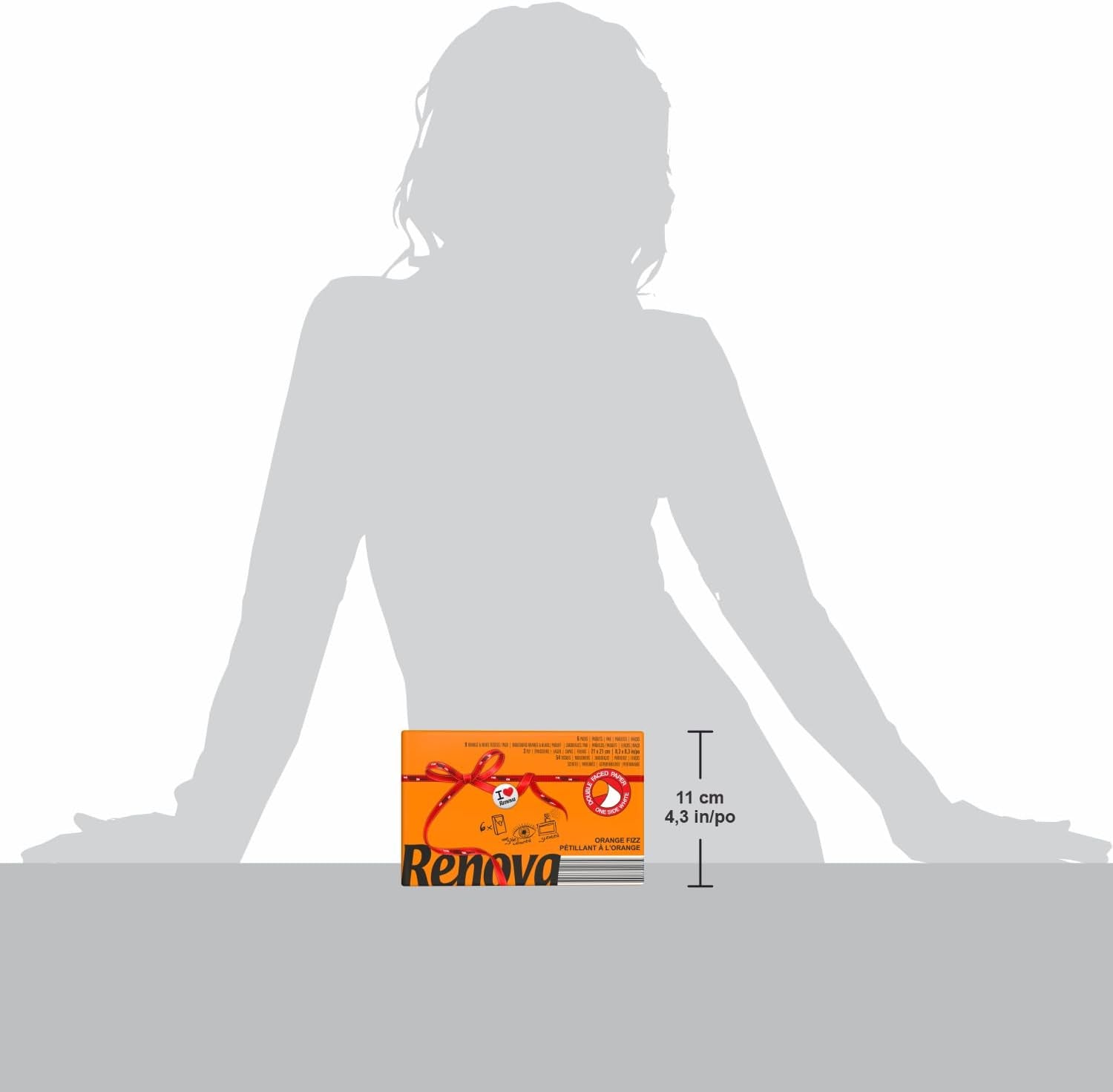 Chusteczki kieszonkowe RENOVA ORANGE FIZZ 6 opakowań