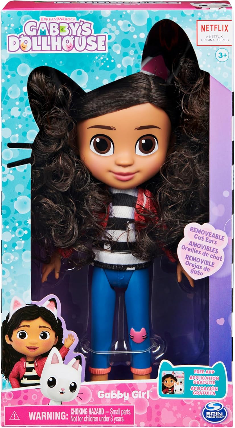 DOMEK DLA LALKI GABBY'S DREAMWORKS - Lalka Gabby Girl o średnicy 20 cm, odpowiednia dla dzieci w wieku od 3 lat