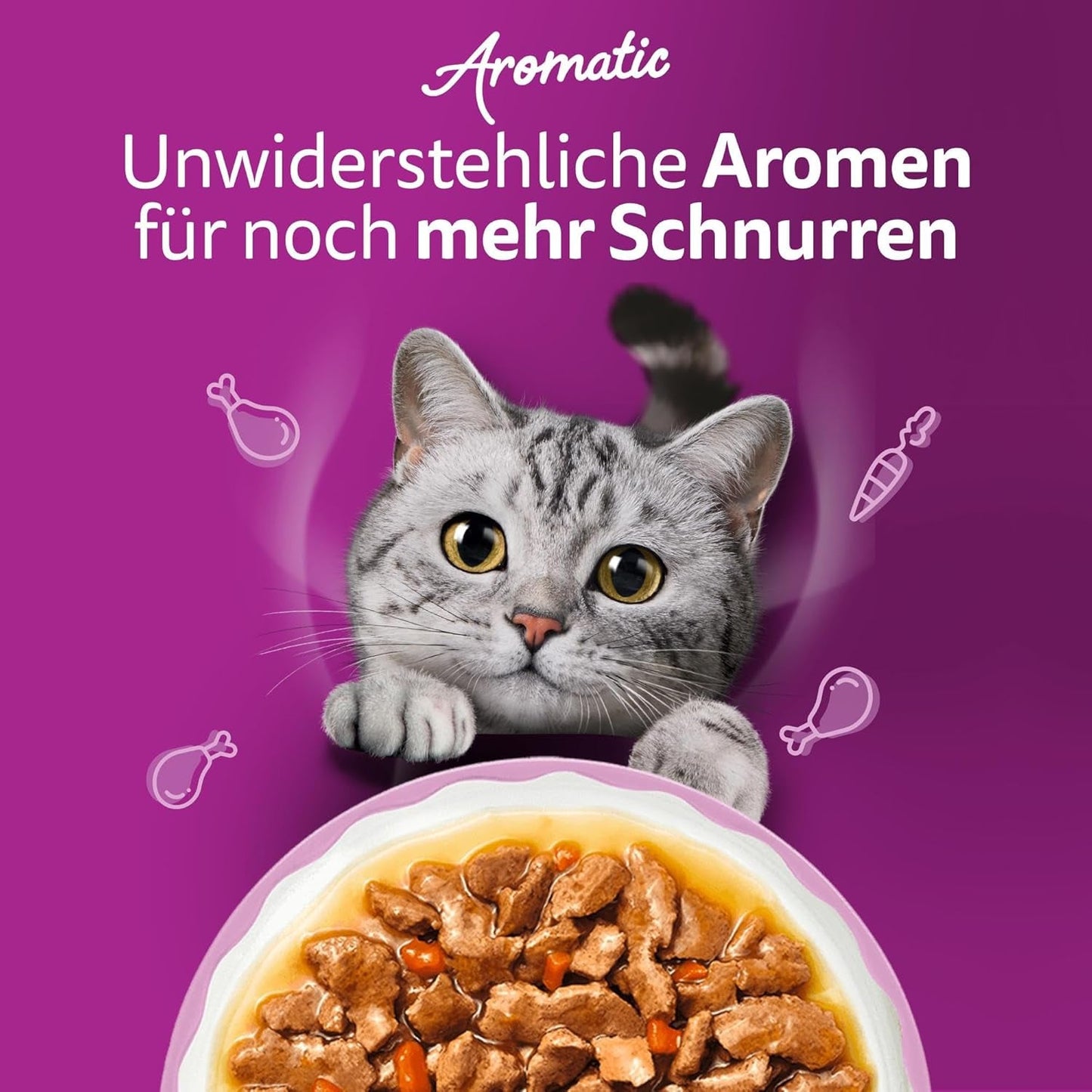 WHISKAS Mokra aromatyczna karma dla kota w sosie 40 x 85g Wybór ryb