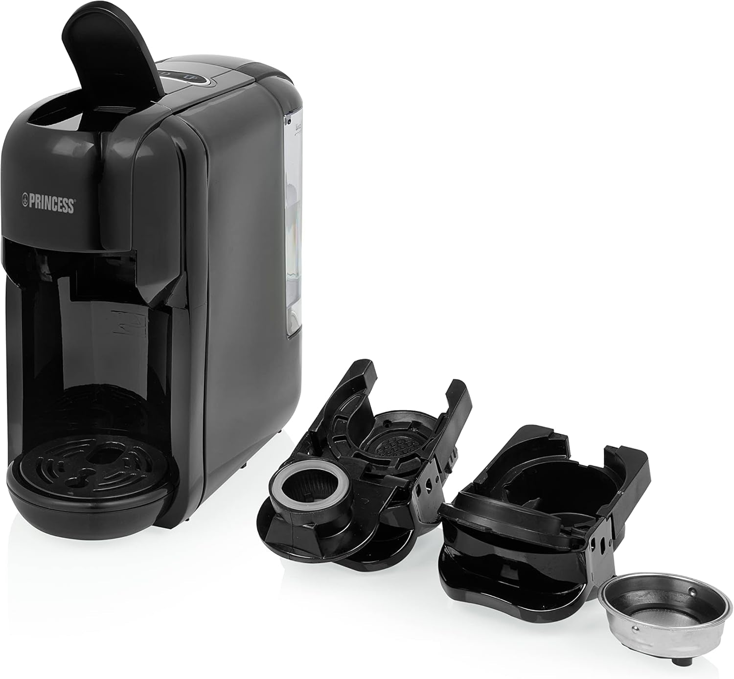Princess Espressor 249452 – Do kapsułek Nespresso™, Dolce Gusto i ESE – 19 bar Włoska pompa – 0,6 l – 1450 W
