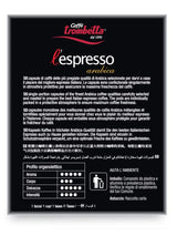 Caffè TROMBETTA L 'Espresso, Włochy Kaffee Nespresso kompatybilne Kapseln. Aus 100% Arabica mit einem vollmundigen und körperreichen - 50 Kapseln, 50 Stück (1 opakowanie)