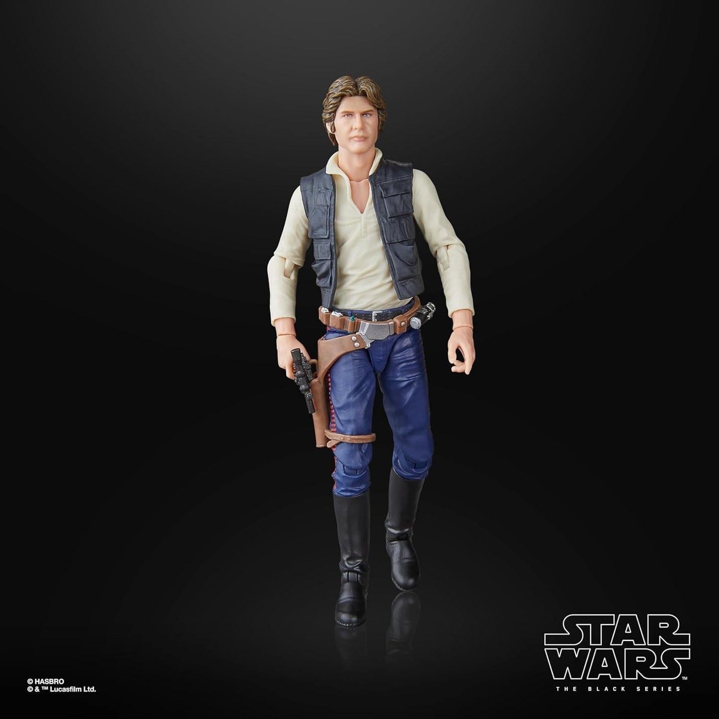 Gwiezdne Wojny Czarna Seria Han Solo, Gwiezdne Wojny: Nadzieja Premium Kolekcjonerska figurka (15 cm) Figurki Naty Shop