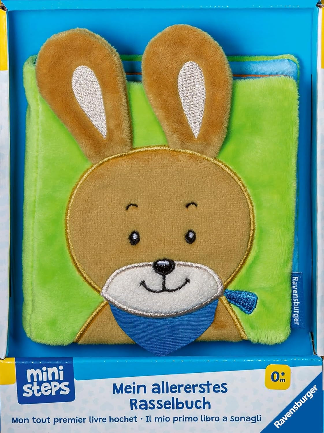 ministeps: Moja pierwsza książeczka z grzechotkami: Od 0 miesiąca Jucarii Bebe Naty Shop