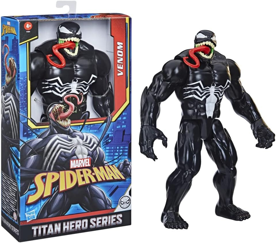 Hasbro Marvel Spider-Man Titan Hero Series Deluxe Venom Toy 30 cm Figurka, Zabawki dla dzieci od 4 lat Figurki Naty Shop