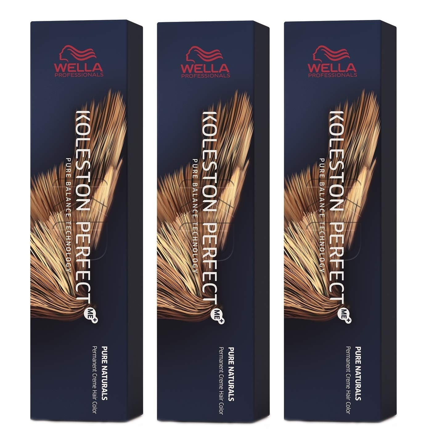 Zestaw 3 Wella Koleston Perfect ME+ 5/0 Jasny Kasztan 60ml Naty Shop Farba do włosów Tytuł domyślny