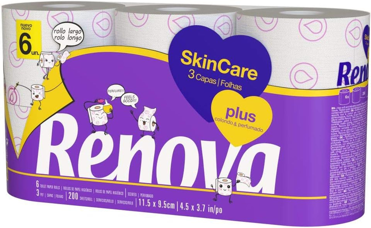 FORNOR RENOVA 67125 RENOVA PAPIER TOALETOWY ZAPACHOWA PIELĘGNACJA SKÓRY