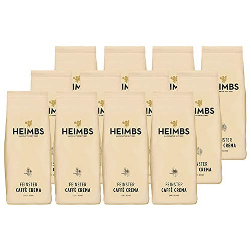 Finest Caffè Crema, całe ziarna 500 g, opakowanie 12 szt