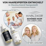 Hairlexier Hair Growth Remedy dla kobiet - Olejek do włosów rozmarynowy, Olejek rycynowy Olejek do włosów, Olejek lawendowy, Naturalne serum do włosów przeciw rozproszonemu wypadaniu włosów, Wspomaga wzrost włosów, Wegańskie i organiczne + Zeszyt ćwiczeń Pielęgnacja włosów Naty Shop