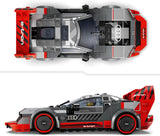 LEGO Speed Champions Audi S1 E-Tron Quattro Zestaw samochodów wyścigowych z zabawkami do budowania, zabawy i wystawiania na wystawie, model samochodu dla dzieci, prezent dla 9-letnich chłopców i dziewcząt 76921 Zestawy do budowania Besuche den LEGO-Store