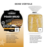 Layenberger Prower Bread Walnut, Eiweiß- Und Ballaststoffquelle, Ohne Konservierungsmittel, Ohne Hefe, Ohne Mehl, Mit 14G Protein Pro 100G, (1 X 500G) Mieszanka do pieczenia i gotowania Naty Shop