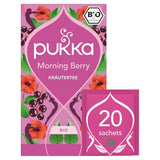 Pukka | Mieszanka organicznych herbat smakowych „Vanilla Chai” | Cynamon, imbir i wanilia | Herbata na poczęstunek z naturalną słodyczą | Opakowanie 1 | 20 torebek herbaty