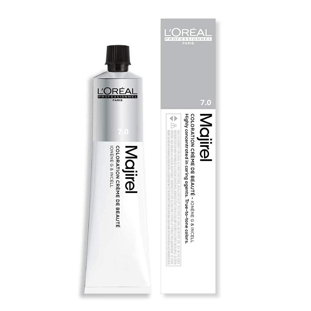 L'Oréal Professionnel Majirel 5 jasnobrązowy, 50 ml aromatyzowana Farba do włosów Naty Shop 7.0 Blond średniointensywna 50 ml (1 opakowanie)