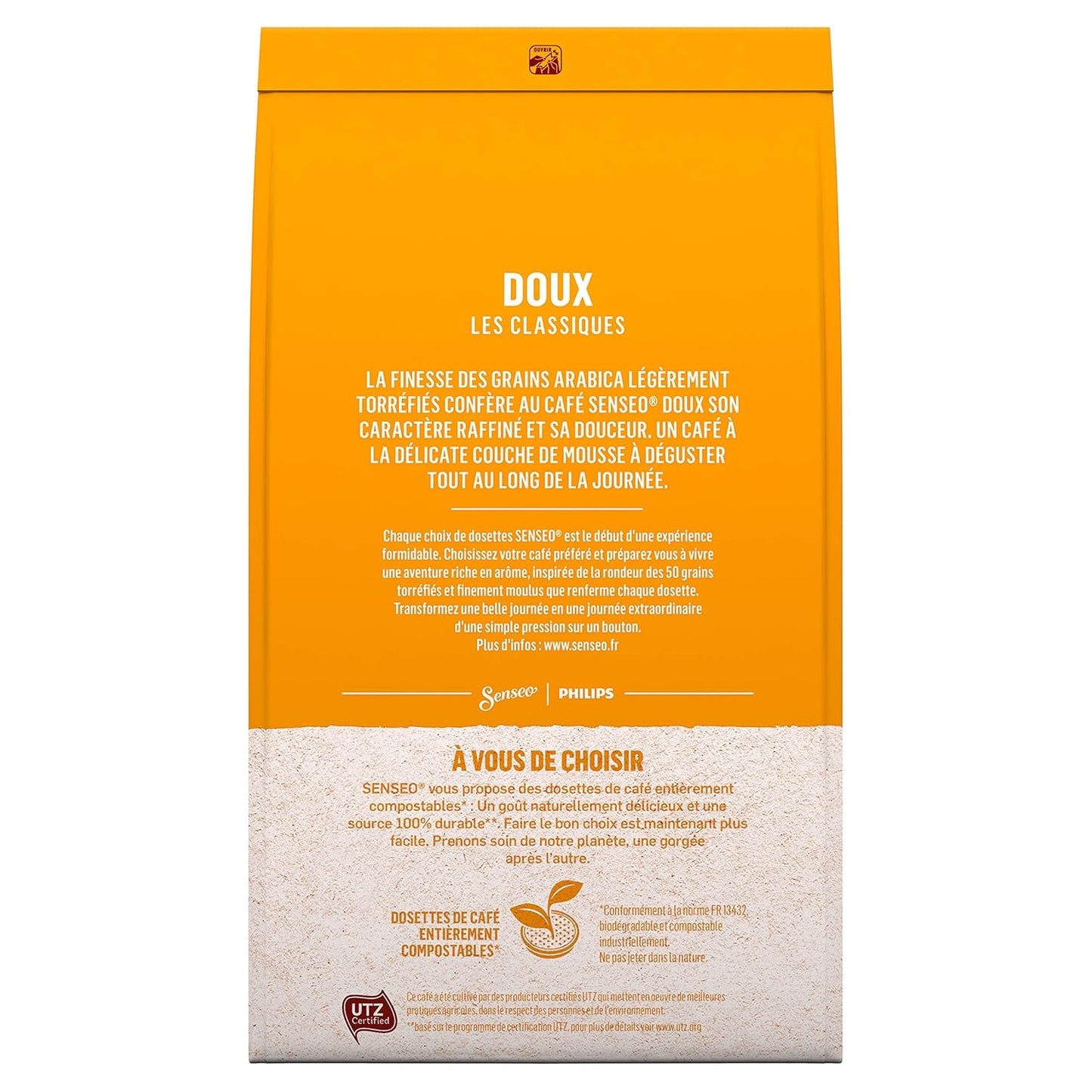 Podkładki Senseo Kaffeepads Doux Sanft 54