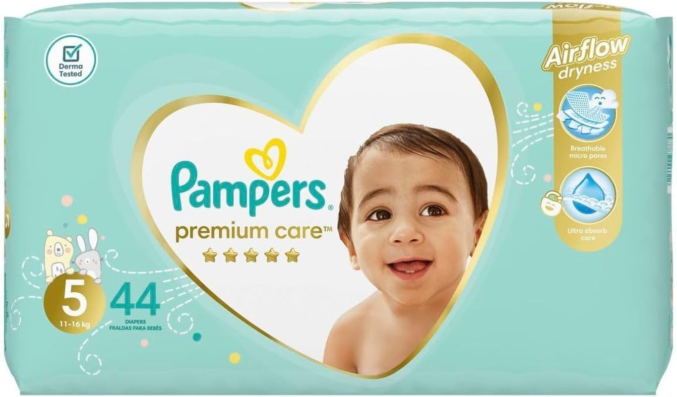 Pieluszki Pampers Premium Care rozmiar 5, 11-18 kg, 1 opakowanie (1 x 44 sztuki)