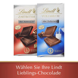 Czekolada Lindta | Tabliczka ciemnej czekolady bez dodatku cukru | 100g | Najlepsza gorzka czekolada o zawartości kakao 55%, bez dodatku cukru i glutenu | Bezglutenowy batonik czekoladowy