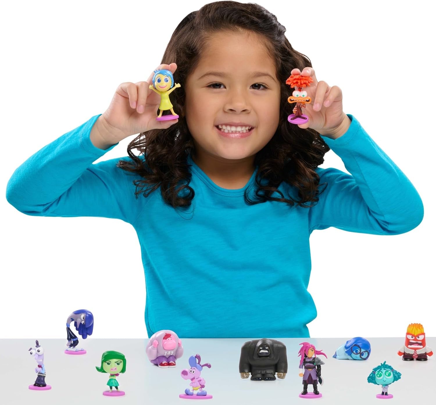 Just Play Disney i Pixar Inside Out 2 minifigurki Figurki kolekcjonerskie Wysokość od 2,5 cm do 6,4 cm Zabawki dla dzieci w wieku 3 lat i więcej Figurki Naty Shop