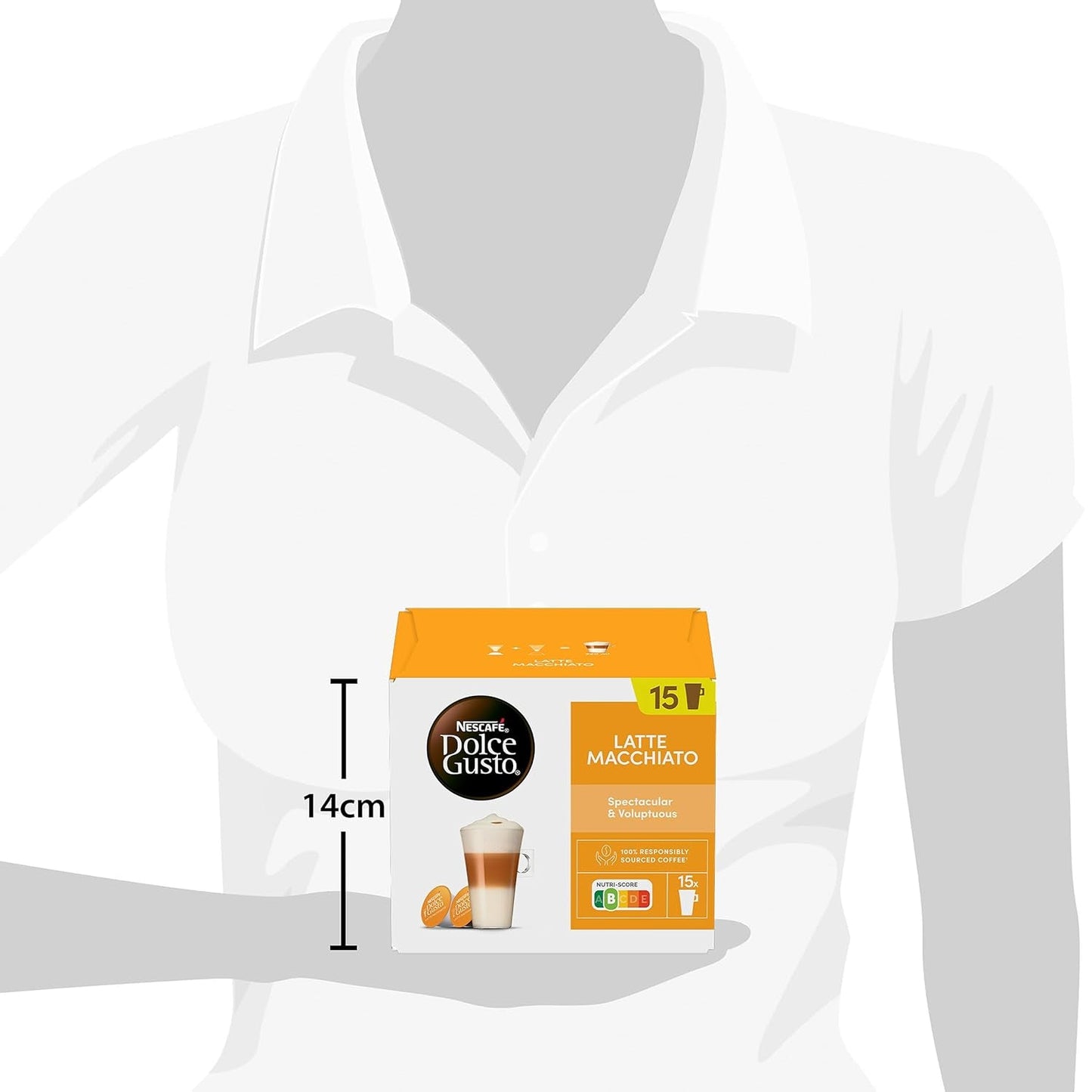 NESCAFÉ DOLCE GUSTO Latte Macchiato Kaffeekapseln 3-er Vorratspack (3 x 30 Kapseln)