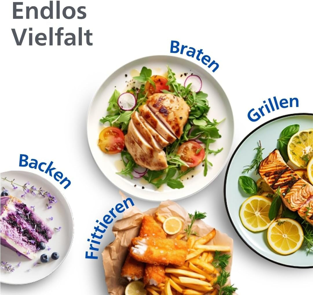 Philips Dual Basket Airfryer, seria 3000 z zestawem śniadaniowym, 9 litrów, 2 szuflady Sprzęt AGD Naty Shop