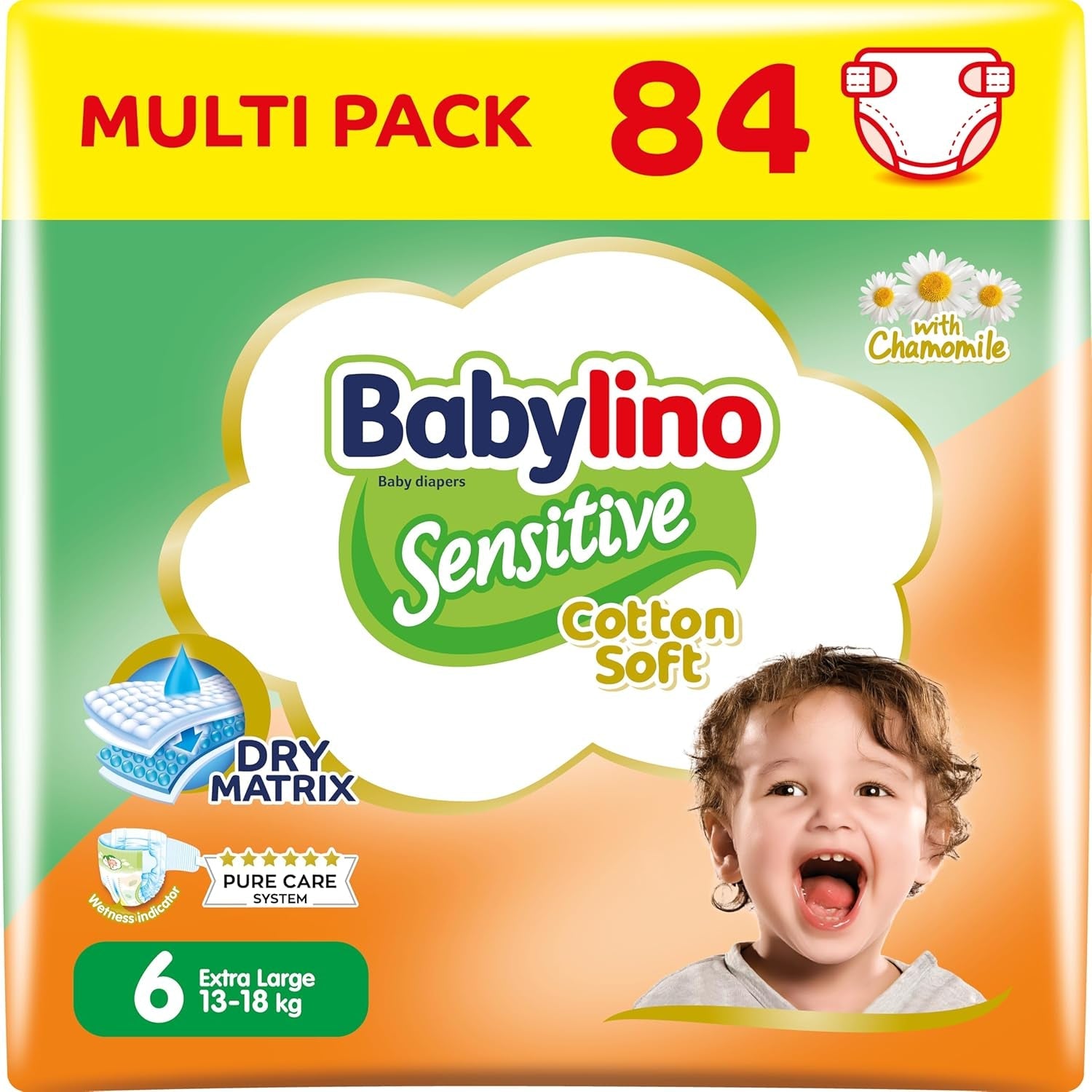 Pieluszki dziecięce Sensitive rozmiar 4, Maxi (8-13 kg), 20 sztuk